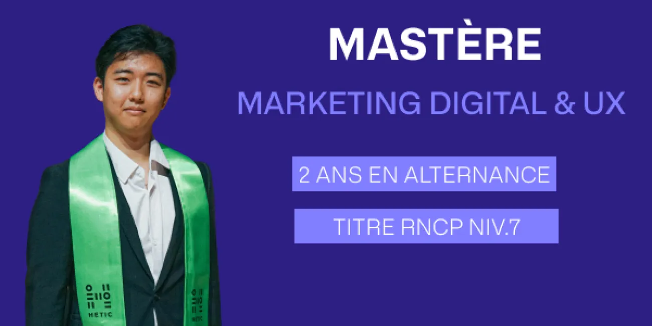 Mastère Marketing & UX Design | HETIC