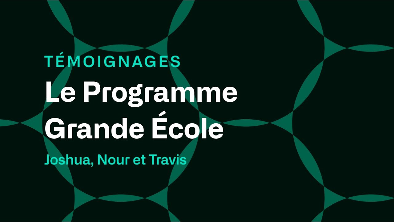 Preview image for the gge video "Programme Grande École".