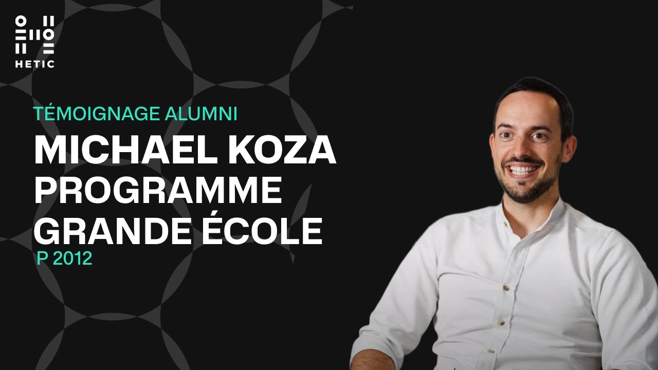 Preview image for the gge video "[ALUMNI] MICHAEL KOZA - PROGRAMME GRANDE ECOLE  P2012".