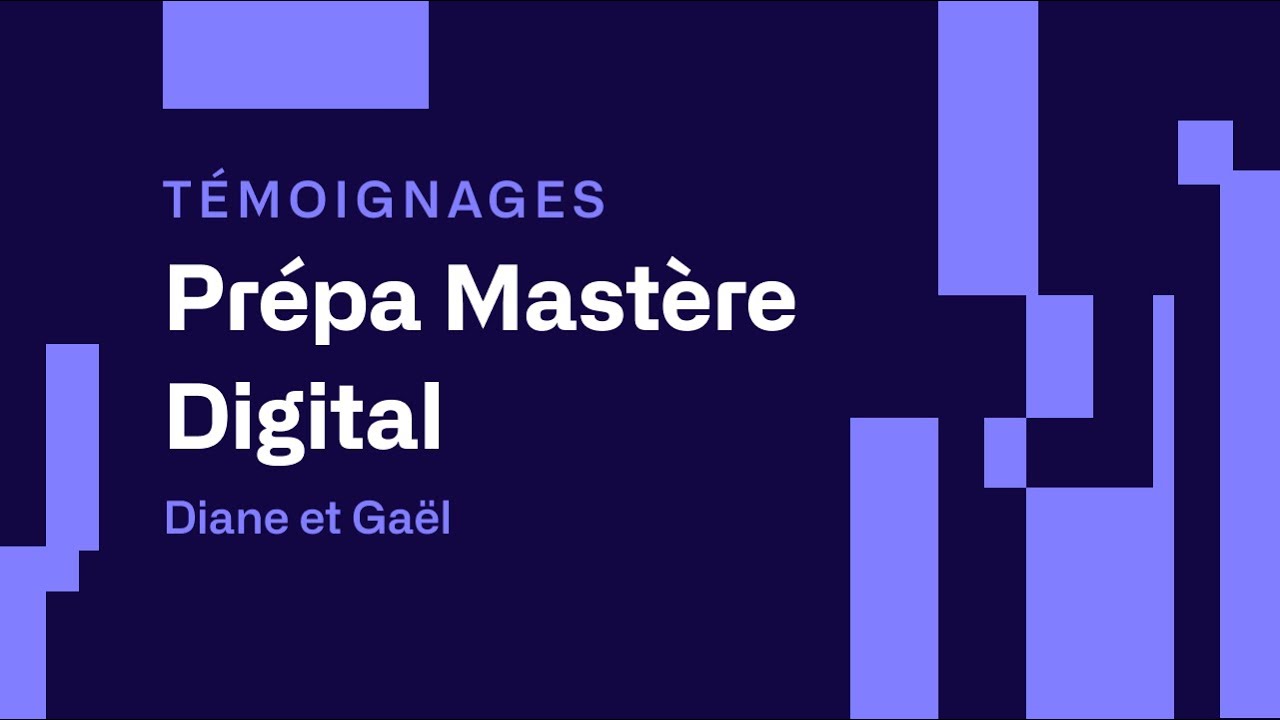 Preview image for the gge video "Prépa Mastère Digital".