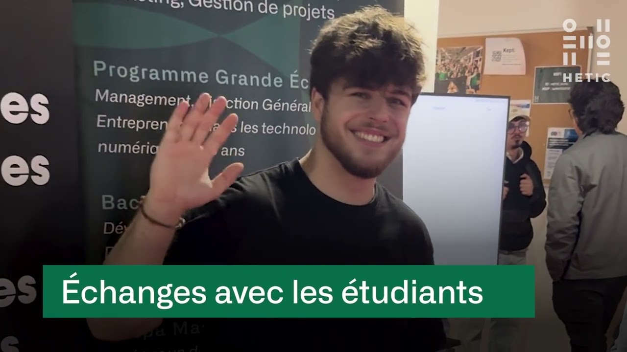 Preview image for the gge video "Plongez au cœur de la Tech : JPO le 7 février à 11H".