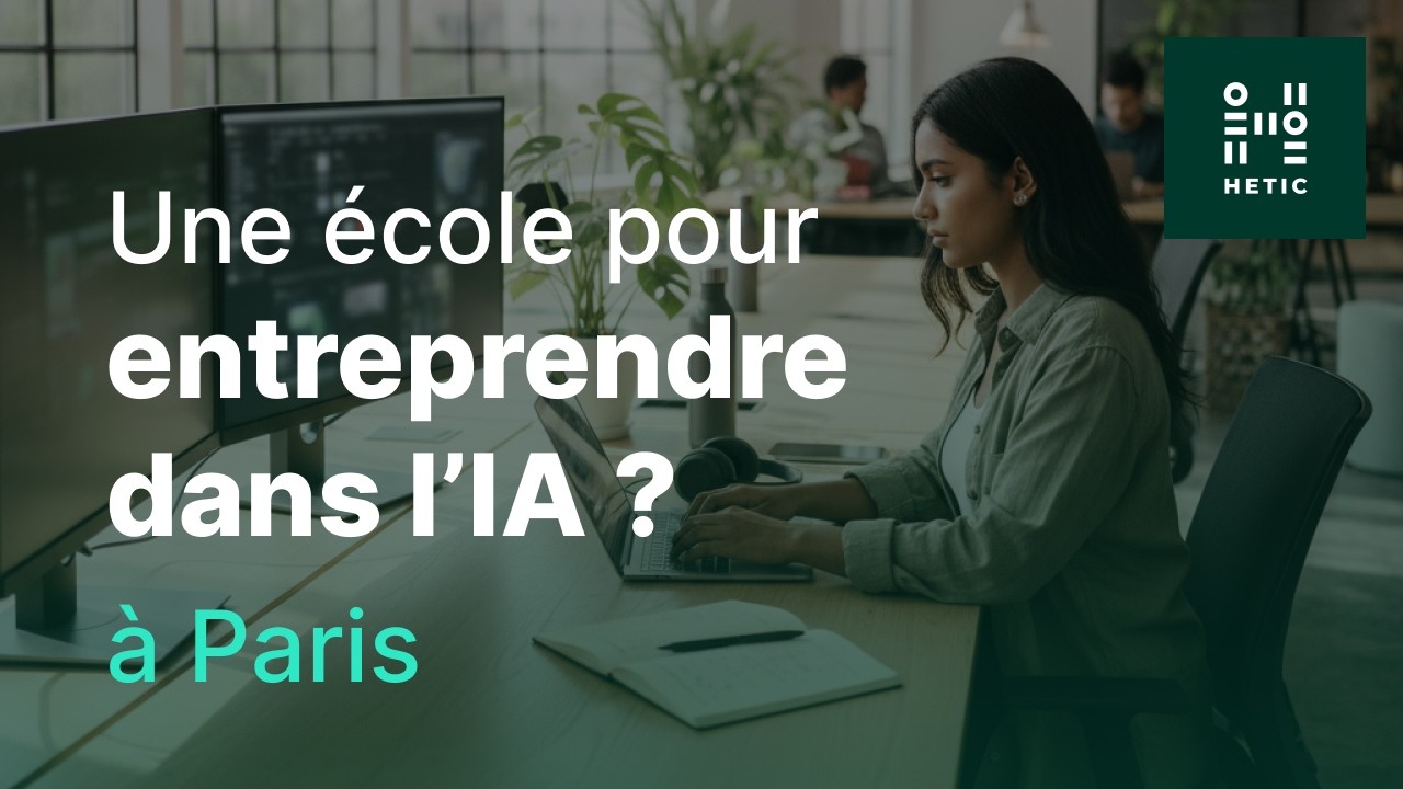 Preview image for the gge video "Découvrez la meilleure école web &amp; IA à Paris : entrepreneuriat, produits et technologies".