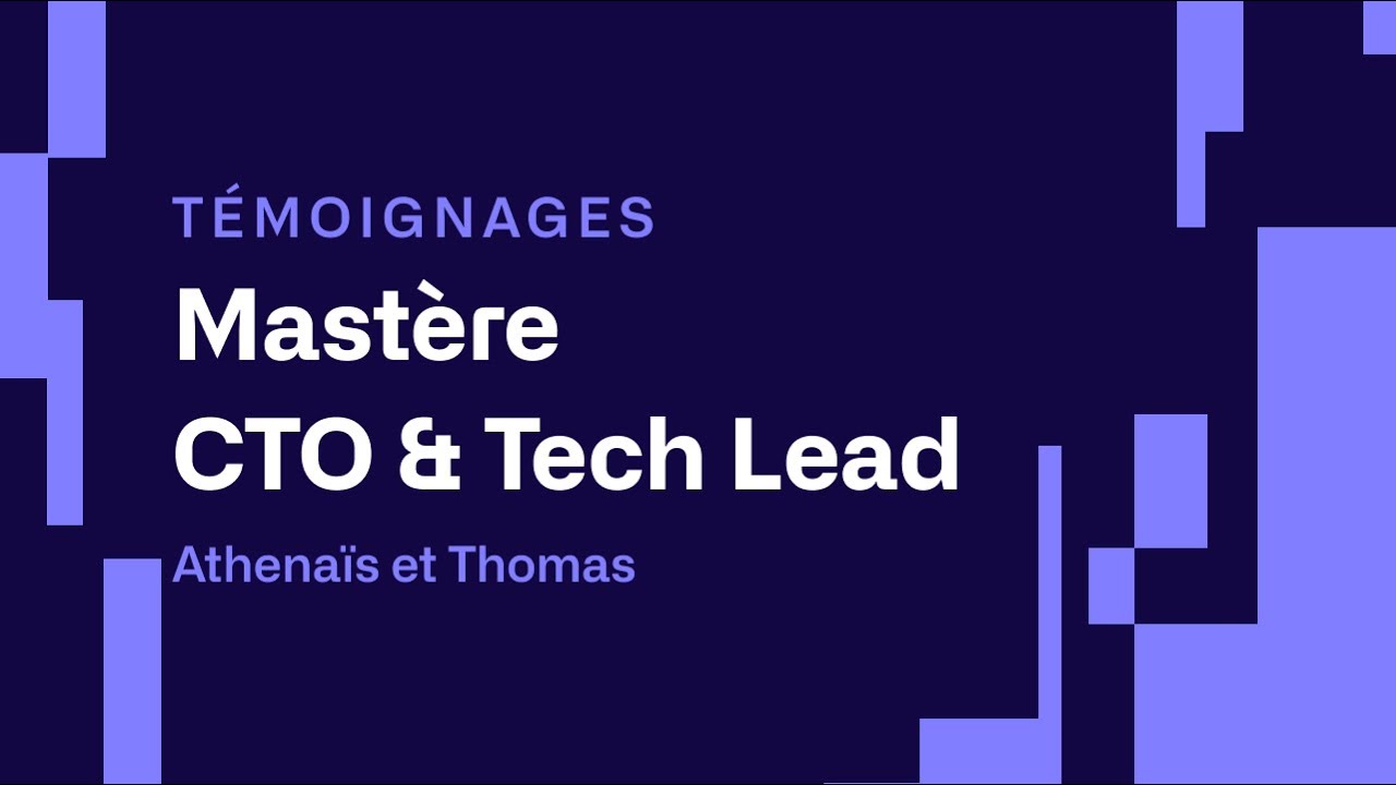 Preview image for the gge video "Mastère  CTO &amp; Tech Lead".