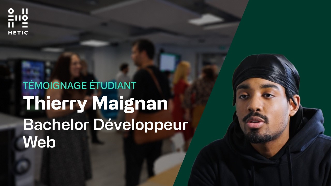Preview image for the gge video "|TEMOIGNAGE] THIERRY MAIGNAN - BACHELOR DEVELOPPEUR WEB".