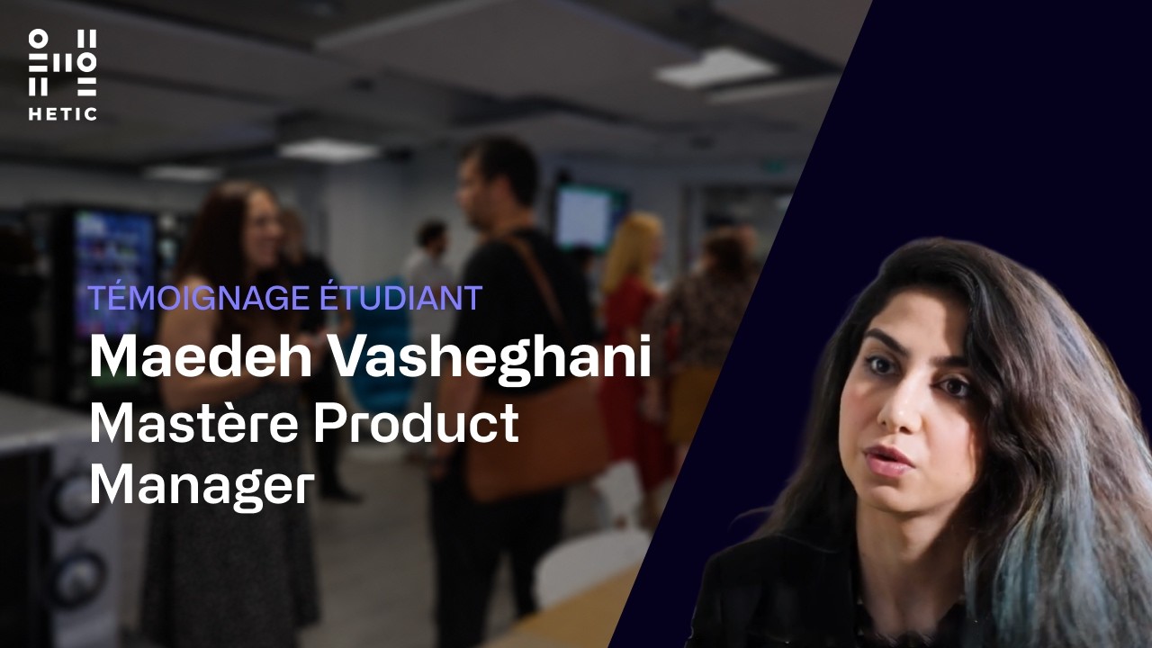 Preview image for the gge video "[Témoignage] Maedeh Vasheghani - Mastère Product Manager".
