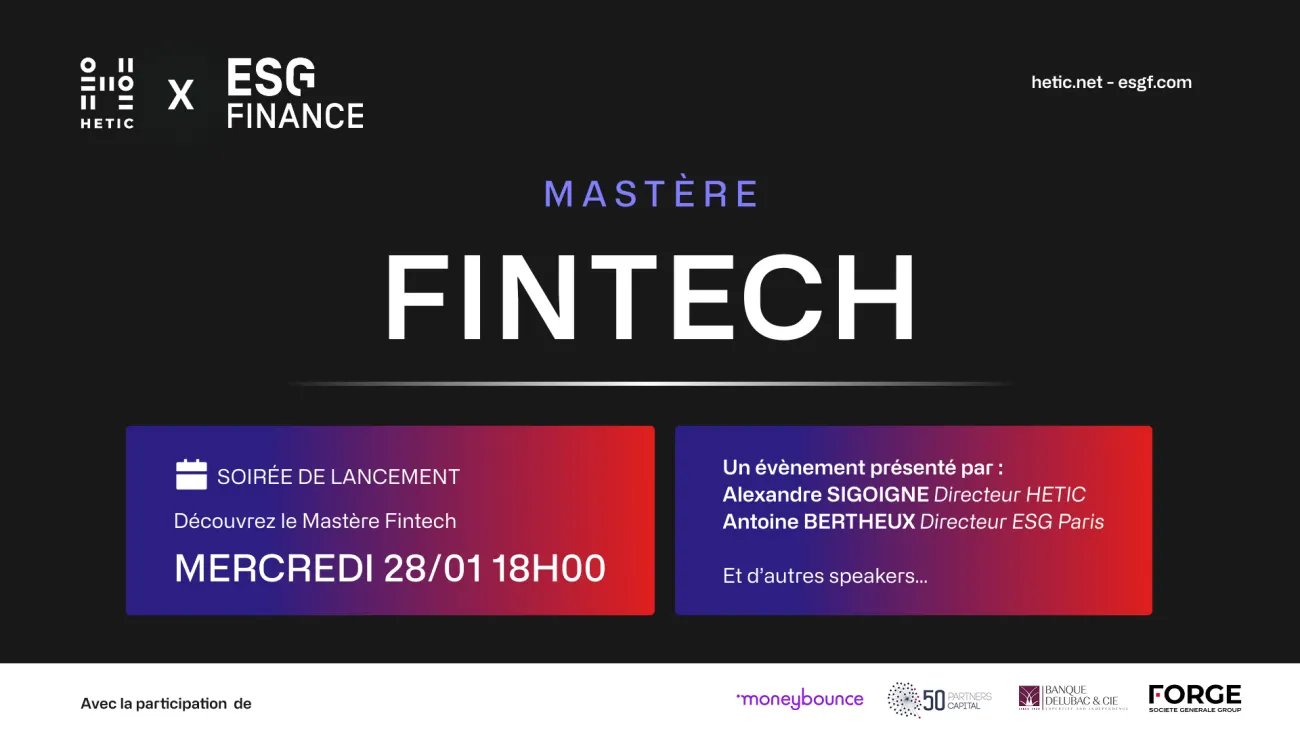 Soirée de Lancement Mastère FinTech | HETIC