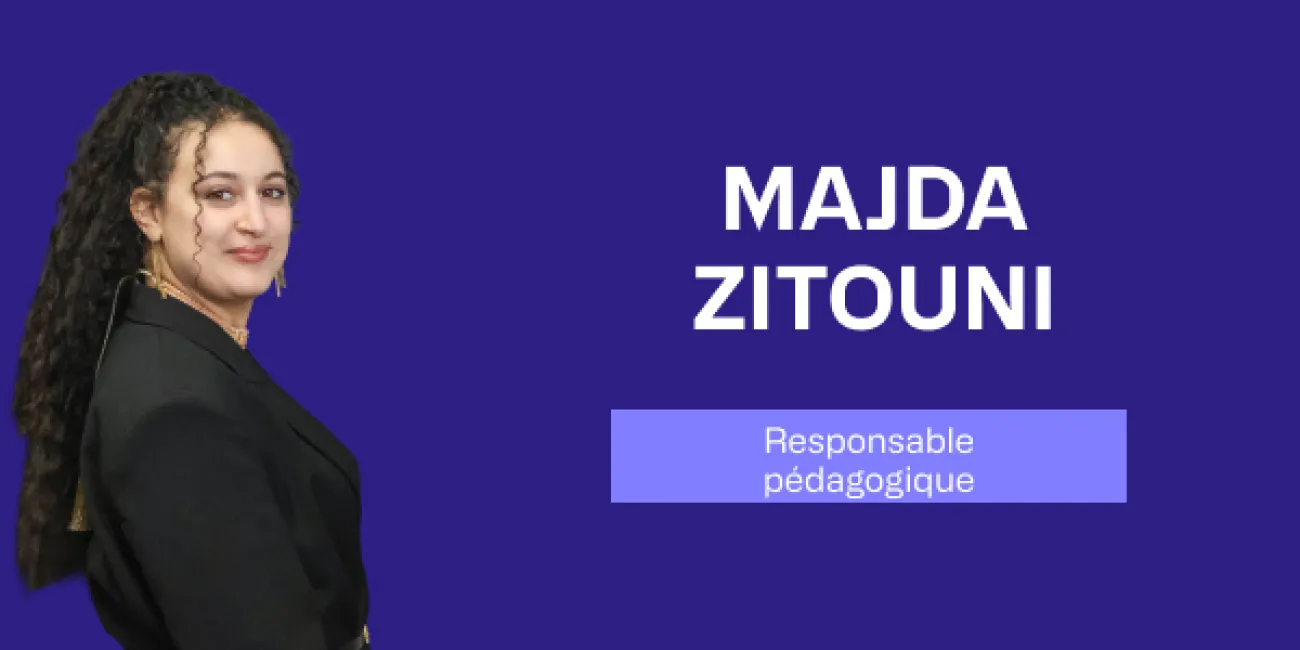 Majda Zitouni - responsable pédagogique de la filière Data & IA