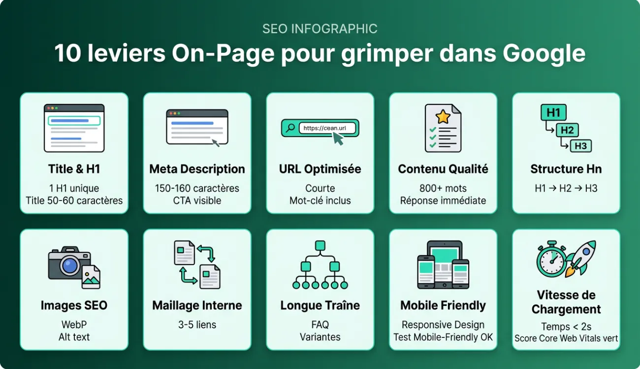 Besoin d'une réponse immédiate pour votre référencement ? Images WebP, longue traîne, vitesse... Appliquez la méthode HETIC pour optimiser votre site.