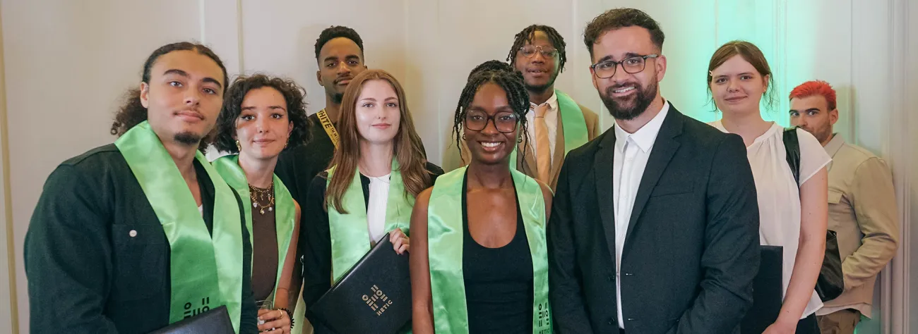 Diplomés de la rentrée décalée de HETIC