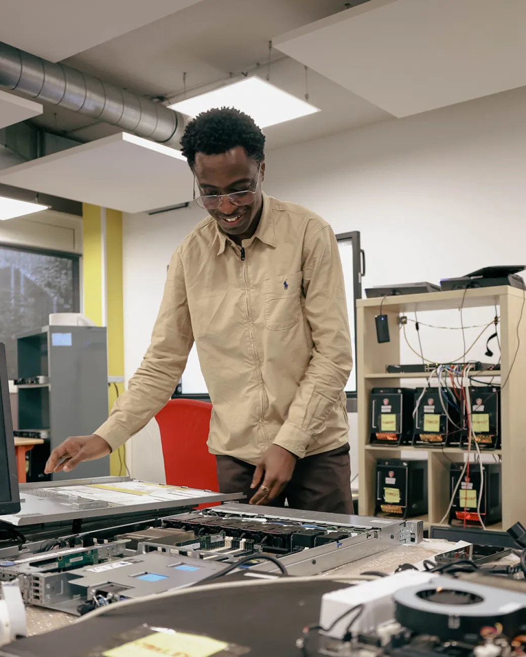 Michel Kouame - étudiants en 2e année de mastere cybersécurite