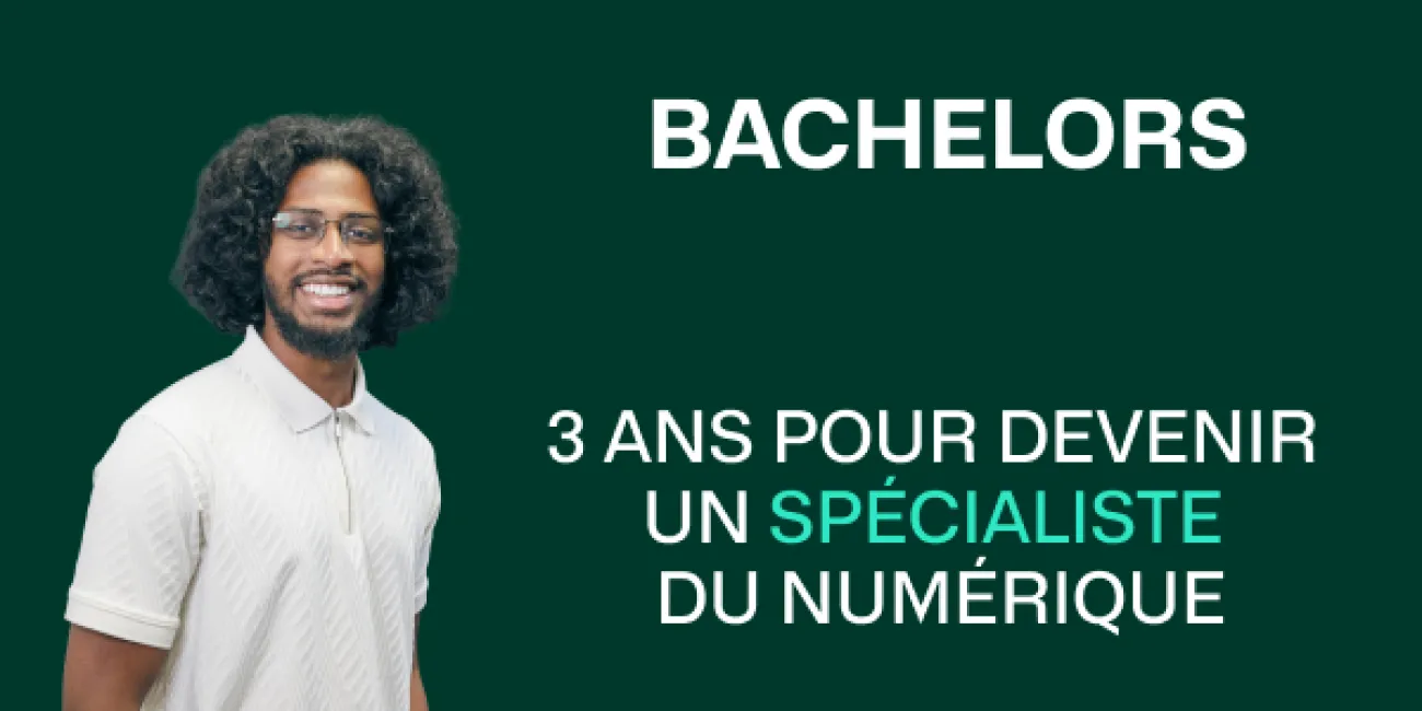 Découvrez les Bachelors HETIC : trois années pour explorer les disciplines du numérique, approfondir vos compétences et vous spécialiser en développement web, Data & IA, cybersécurité, marketing digital, design ou gestion de projet.