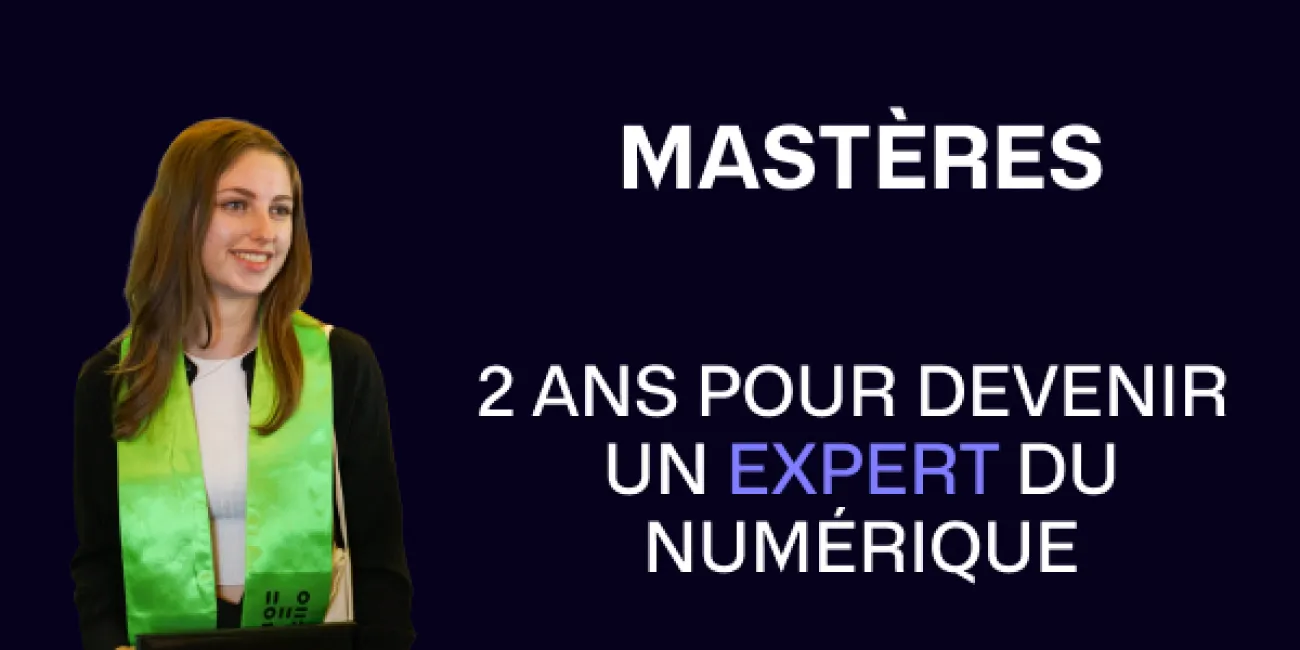 Découvrez les six Mastères HETIC en alternance pour développer une expertise avancée en développement technologique, Data & IA, cybersécurité, marketing & growth, product management ou entrepreneuriat numérique.